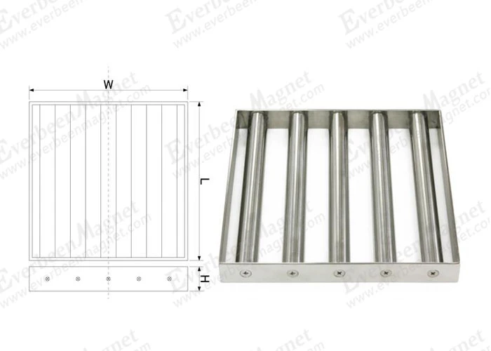 neodymium magnetfilter square frame