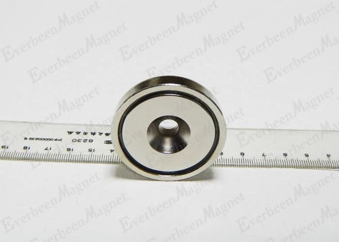 neodymium pot magnet with inner thread